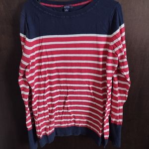Nautica Striped Sweater Size L